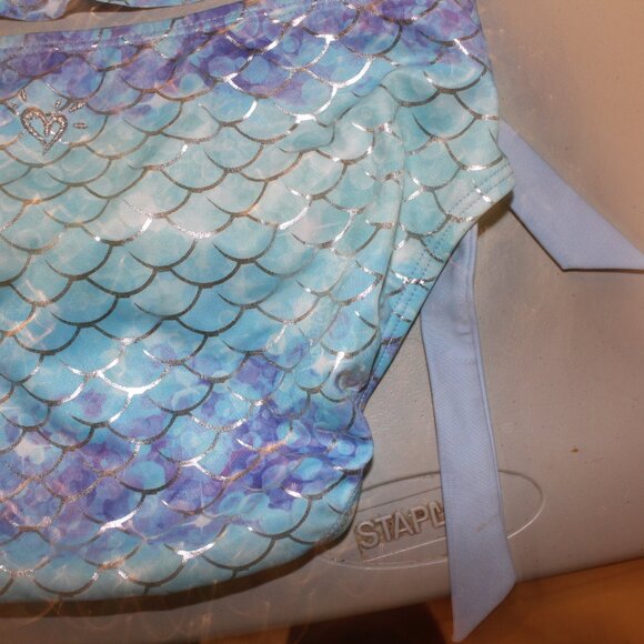 Blue Mermaide 2 Pcs Justice Bikini Swimsuit Size 12 - Picture 11 of 11